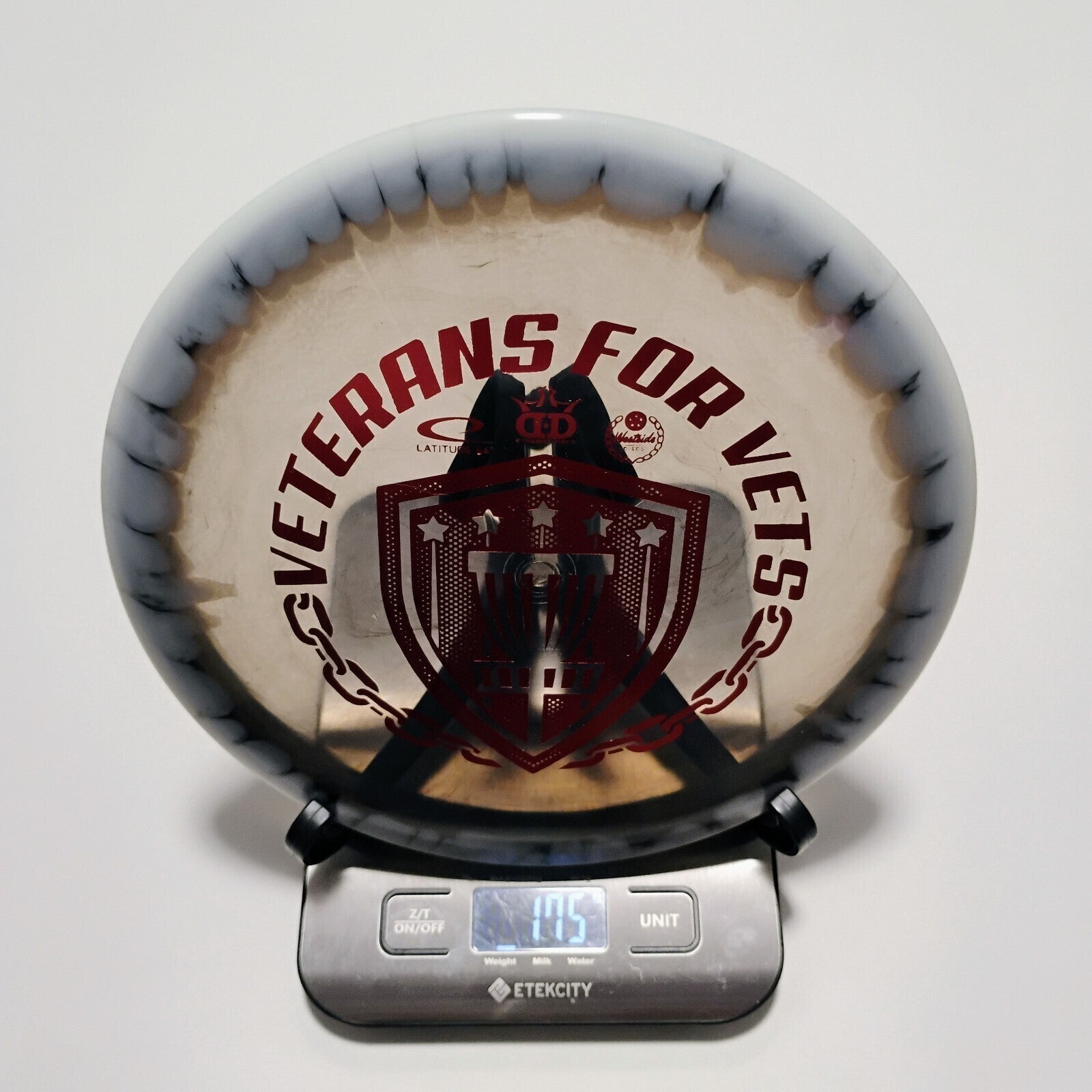 New Westside Discs Black And White VIP Ice-Orbit Bard Disc Golf Midrange 175g