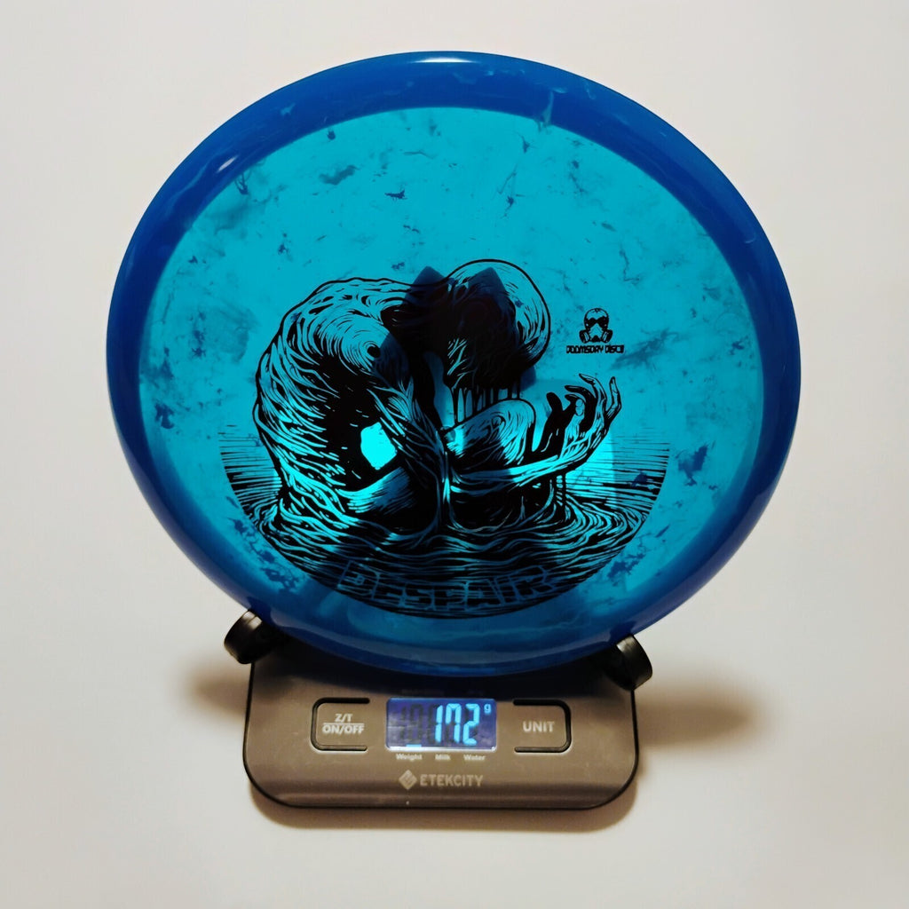New Doomsday Discs Black/White Shockwave Despair Disc Golf Midrange 172g