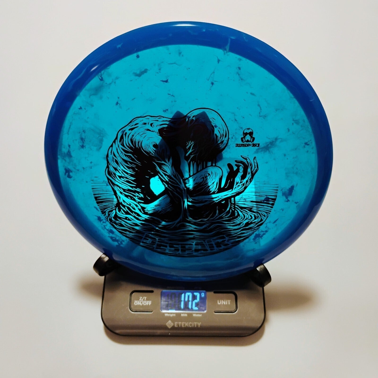 New Doomsday Discs Black/White Shockwave Despair Disc Golf Midrange 172g