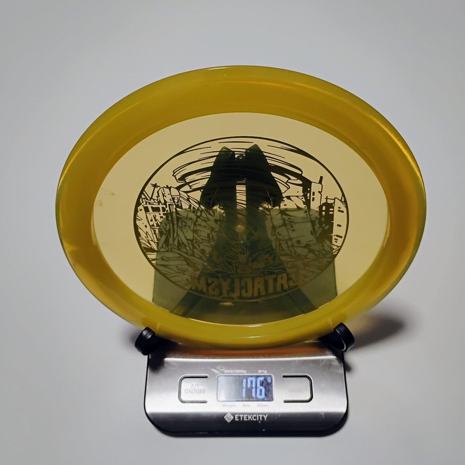 New Doomsday Discs Yellow Isolation Cataclysm Disc Golf Distance Driver 176g