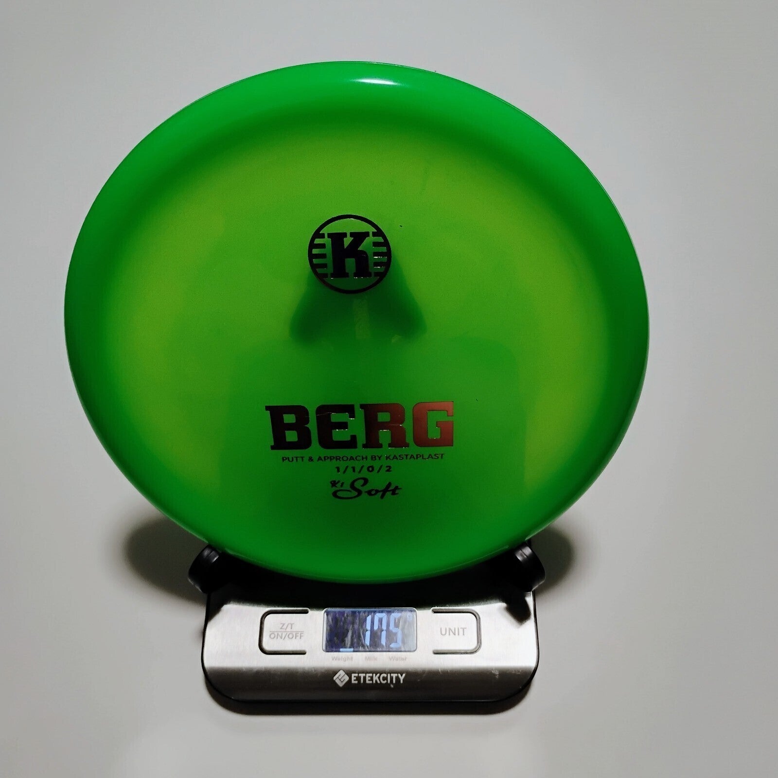 New Kastaplast Green K1 Soft Berg Disc Golf Putt & Approach 175g