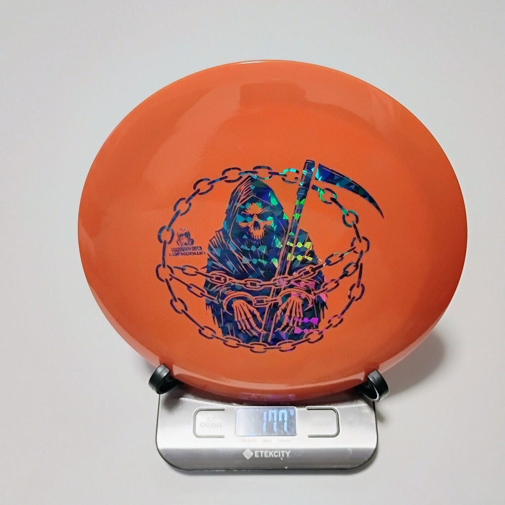 New Doomsday Discs Orange Survival Lockdown Disc Golf Distance Driver 177g