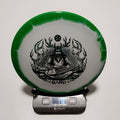 New Westside Discs White/Green Tournament Orbit Bard Disc Golf Midrange 178g