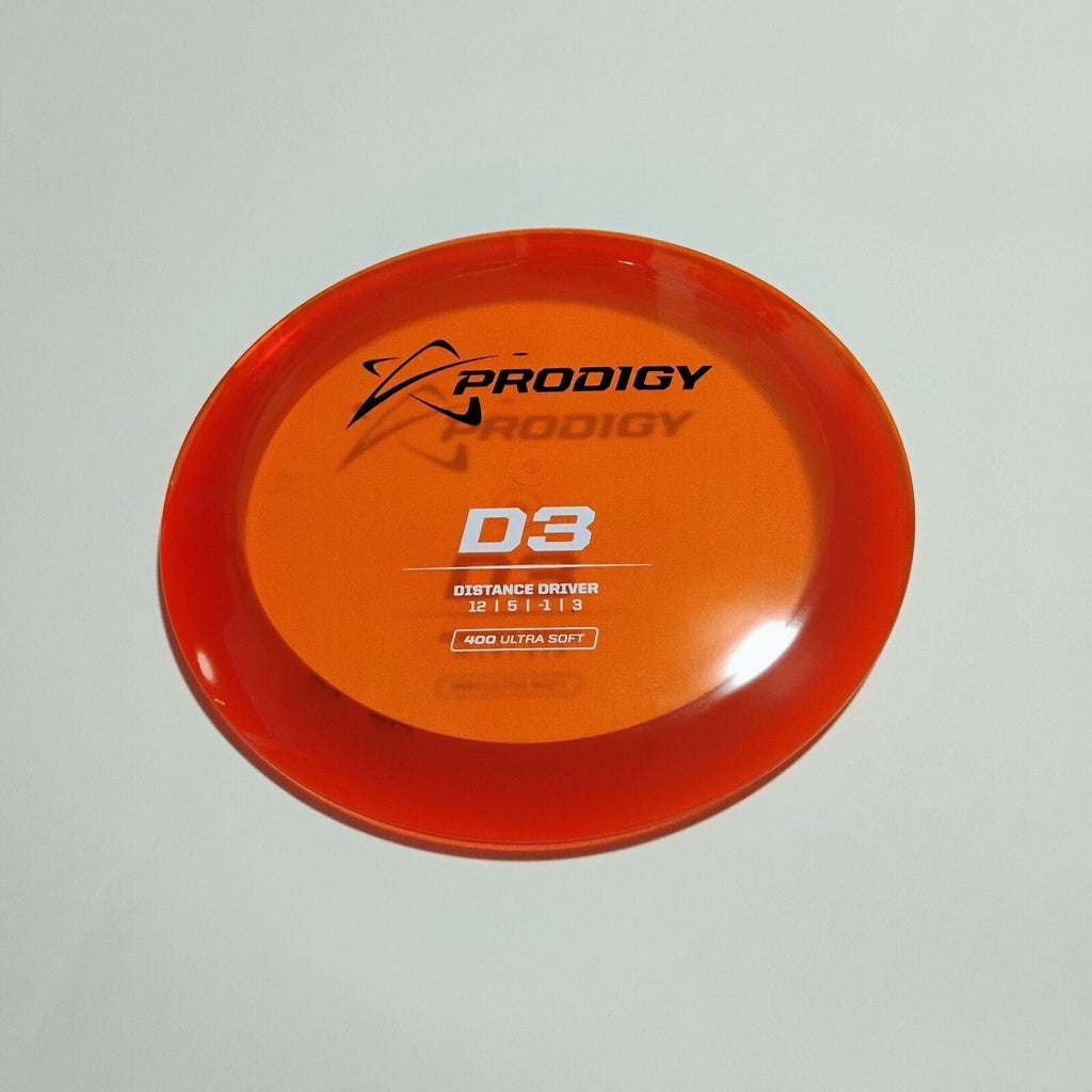 New Orange Prodigy 400 Ultra Soft D3 Distance Driver 169g
