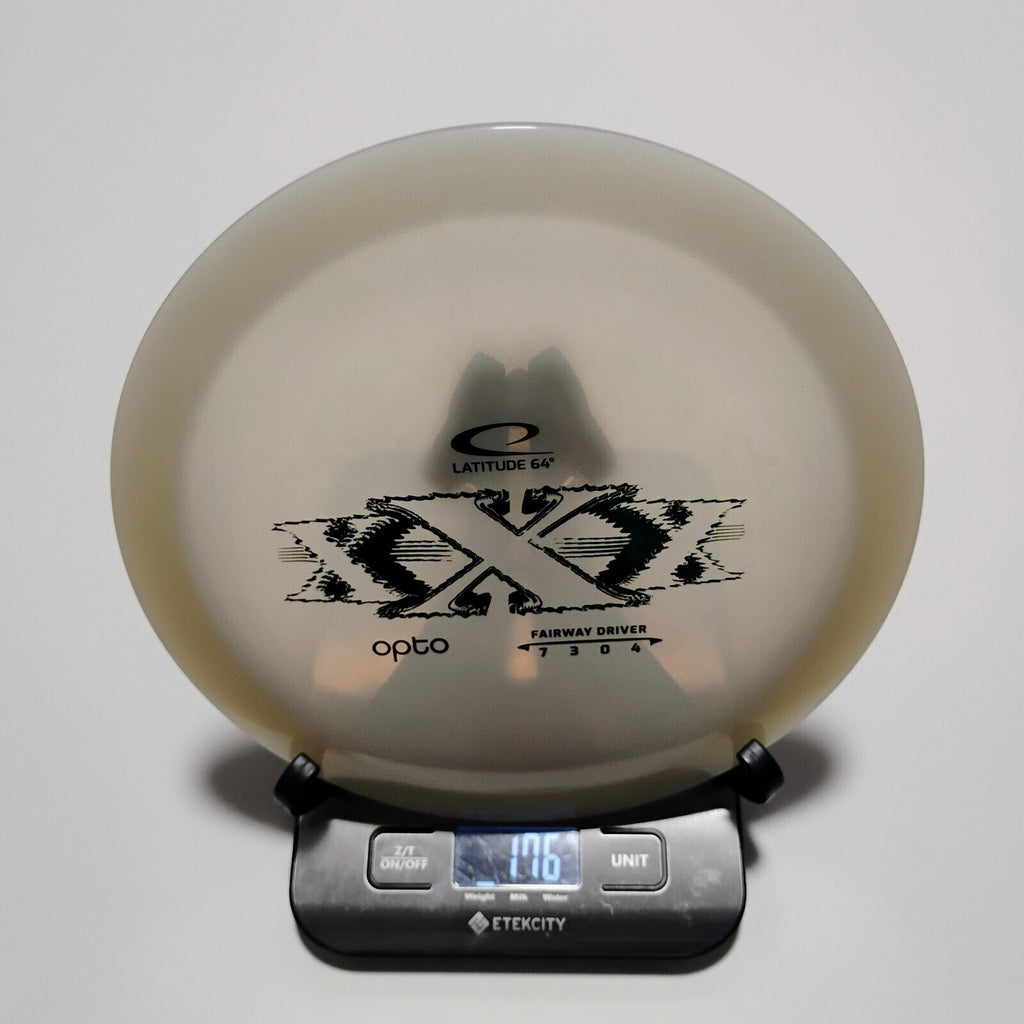 New Latitude 64 White Opto XXX Disc Golf Fairway Driver 176g