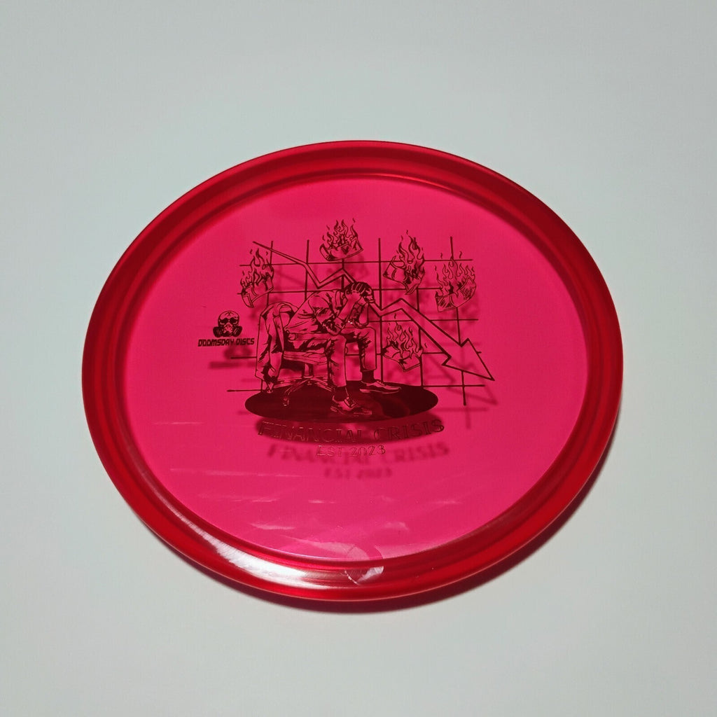 New Doomsday Discs Red Isolation Crisis Disc Golf Midrange 178g