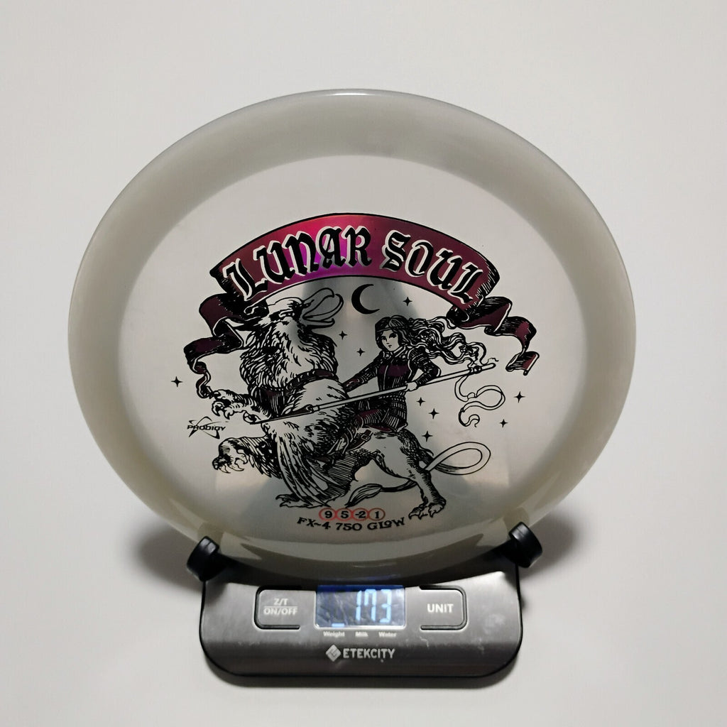 New Prodigy White 750 Glow FX-4 "Lunar Soul" Disc Golf Distance Driver 173g