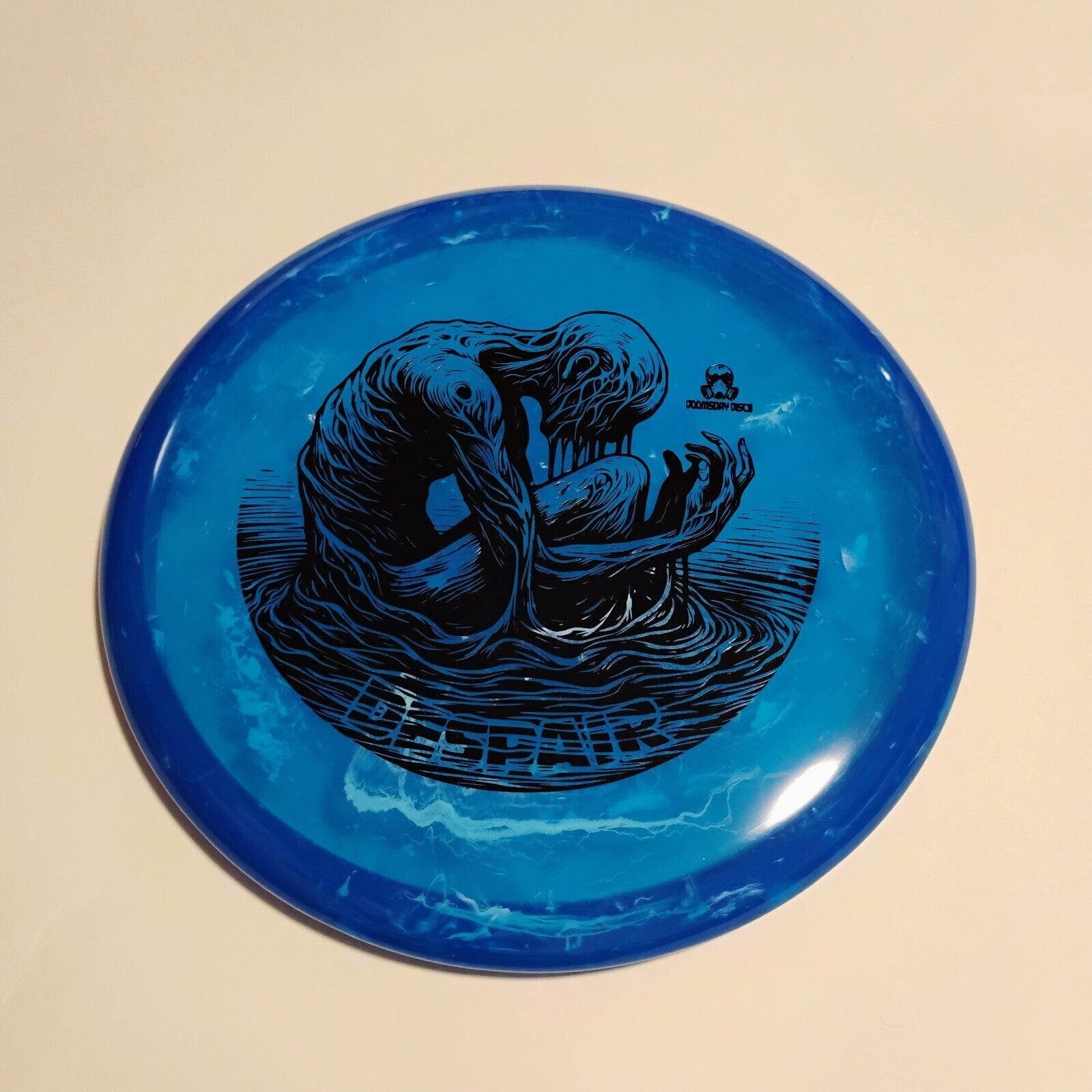 New Doomsday Discs Black/White Shockwave Despair Disc Golf Midrange 172g