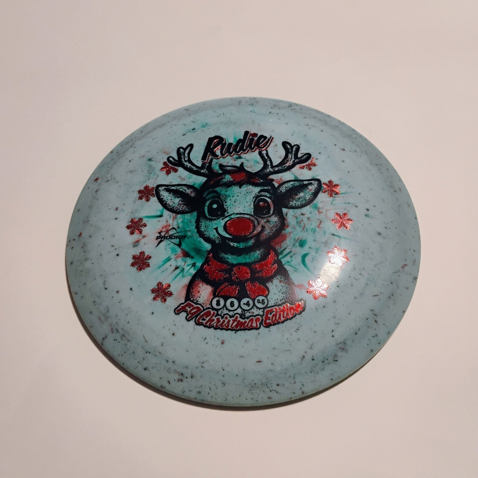 New Blue Prodigy Ultra Light Weight 300 Fractal F9 Rudie Christmas Edition