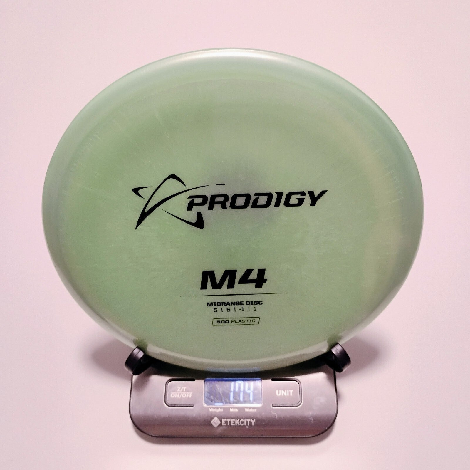 New Prodigy Green 500 Plastic M4 Disc Golf Midrange 174g