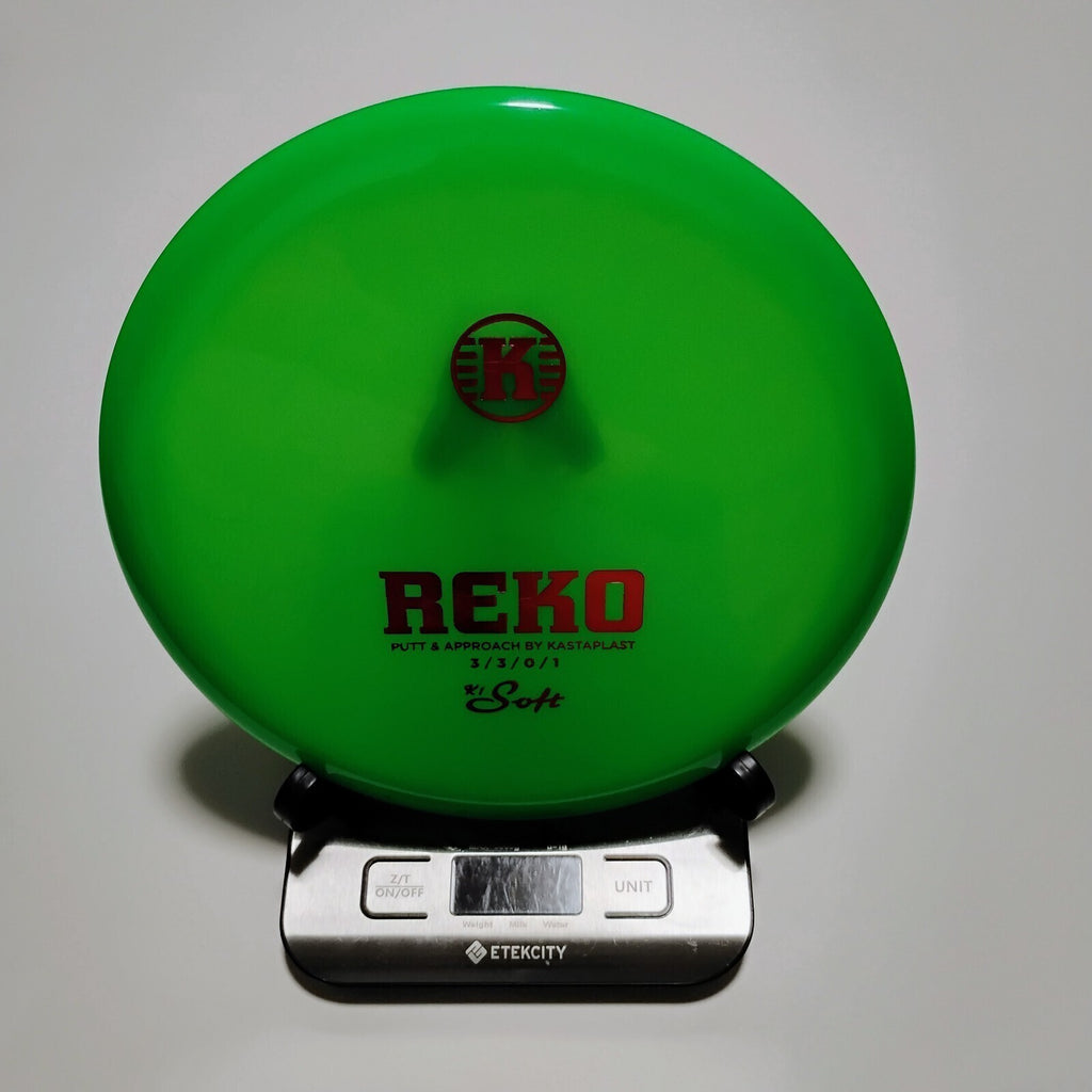 New Kastaplast Green K1 Soft Reko Disc Golf Putt & Approach 176g