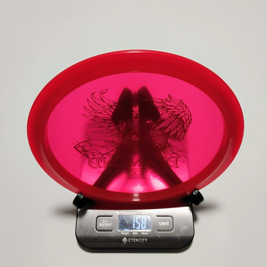 New Latitude 64 Red Opto Diamond Disc Golf Fairway Driver 158g