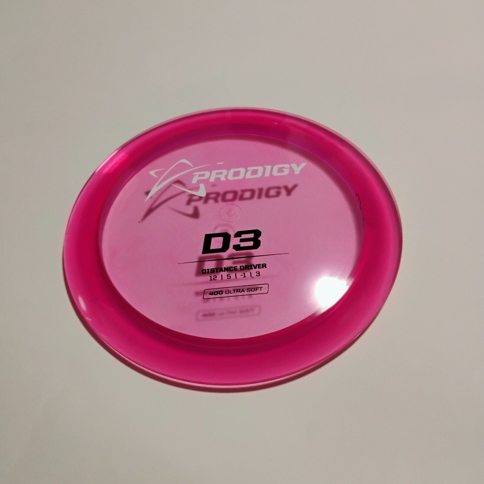New Pink Prodigy 400 Ultra Soft D3 Distance Driver 166g / 173g